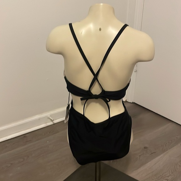 Plunging and Backless Black One-piece Swimsuit NWT - Picture 7 of 7